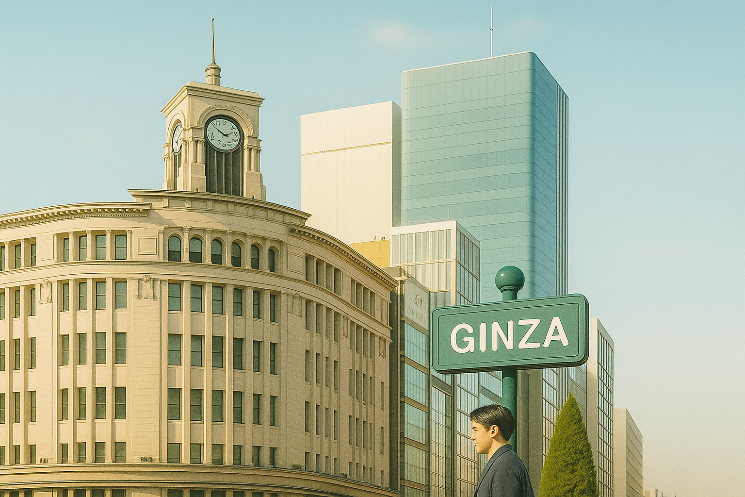 藤劉合同会社のビジネス拠点である銀座の風景